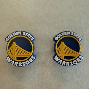 New- NBA Golden State Warriors Croc Charms Set- For Super Fans